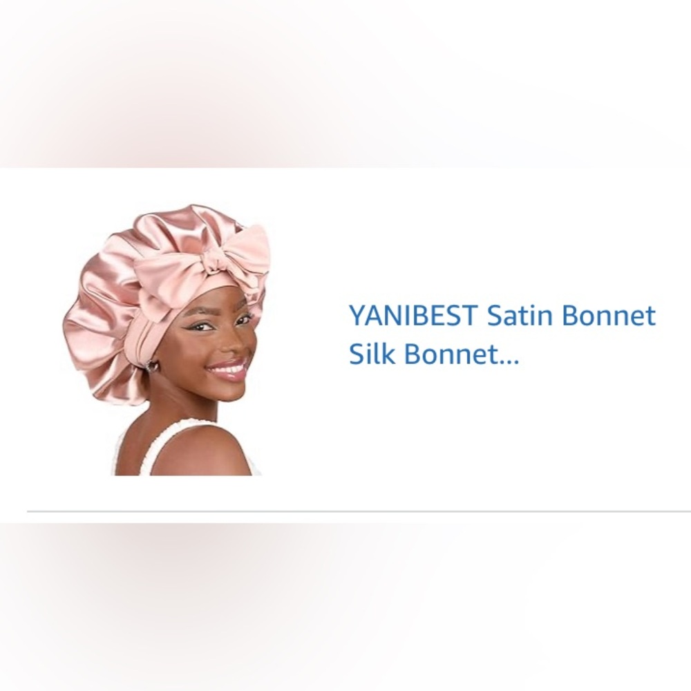 Satin Silky sleeping bonnet